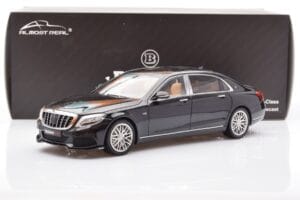 Mercedes Maybach S-Class W222 Brabus 900 Obsidian Schwarz Almost Real 1:18 860102 Druckguss — Bild 8 von 8
