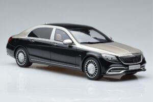Mercedes Maybach S600 W222 Schwarz Silber GT Spirit 1:18 GT237 Resin — Bild 4 von 6