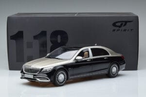 Mercedes Maybach S600 W222 Schwarz Silber GT Spirit 1:18 GT237 Resin — Bild 6 von 6