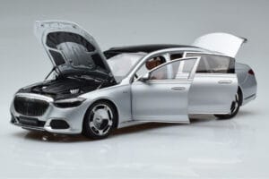 Mercedes Maybach S600 W222 V12 Biturbo Hightech Silber Almost Real 1:18 820118 Druckguss — Bild 2 von 12