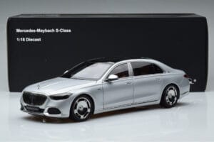 Mercedes Maybach S600 W222 V12 Biturbo Hightech Silber Almost Real 1:18 820118 Druckguss — Bild 12 von 12
