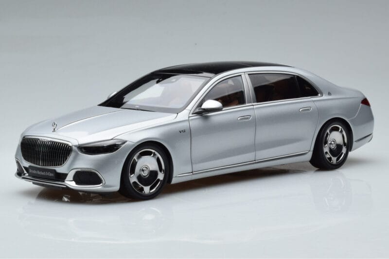 Mercedes Maybach S600 W222 V12 Biturbo Hightech Silber Almost Real 1:18 820118 Druckguss