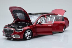 Mercedes Maybach S600 W222 V12 Biturbo Patagonia Rot Almost Real 1:18 820119 Druckguss — Bild 2 von 10
