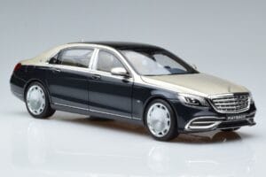 Mercedes Maybach S650 X222 Silberblau Norev 1:18 B66960615 Druckguss — Bild 5 von 7