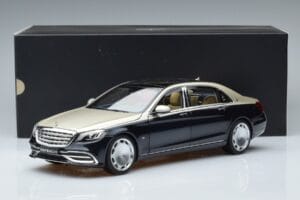 Mercedes Maybach S650 X222 Silberblau Norev 1:18 B66960615 Druckguss — Bild 7 von 7