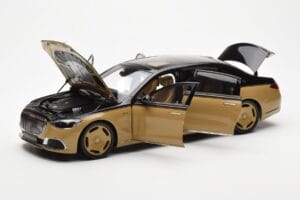 Mercedes Maybach S680 W223 Obsidian Schwarz Sand Almost Real 1:18 820124 Druckguss — Bild 2 von 7