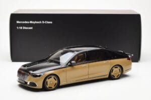 Mercedes Maybach S680 W223 Obsidian Schwarz Sand Almost Real 1:18 820124 Druckguss — Bild 7 von 7