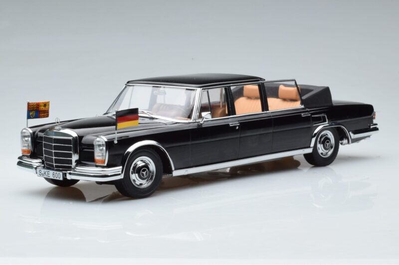 Mercedes 600 Pullman W100 Landaulet Queen Elizabeth II KK-Scale 1:18 KKDC181185 Druckguss