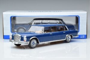 Mercedes S-Class 600 W100 LWB Pullman Dunkelblau MCG 1:18 MCG18189 Druckguss — Bild 6 von 6