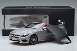 Mercedes S-Class A217 Cabriolet Grau Norev 1:18 B66960355 Druckguss — Bild 8 von 8