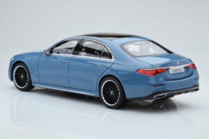 Mercedes S-Class W223 Vintage Blau Norev 1:18 B66960828 Druckguss — Bild 6 von 7