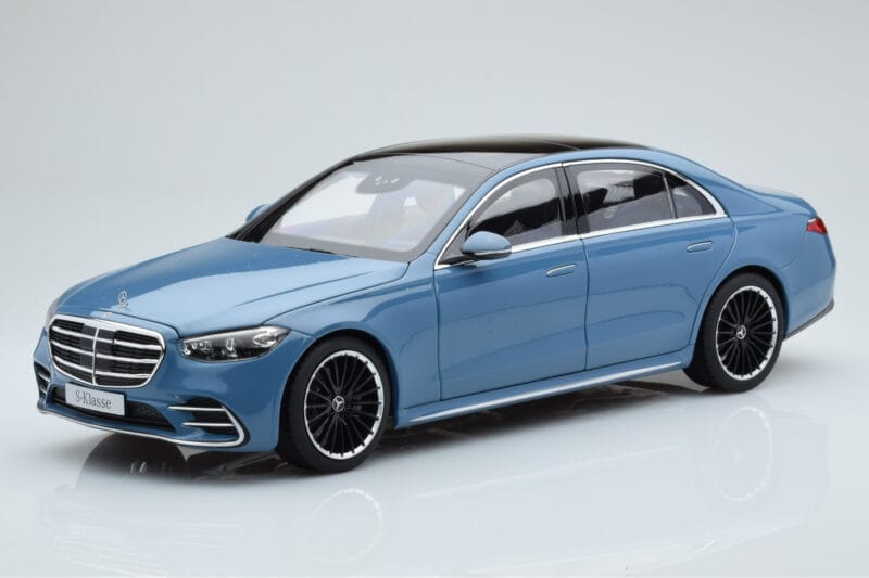 Mercedes S-Class W223 Vintage Blau Norev 1:18 B66960828 Druckguss