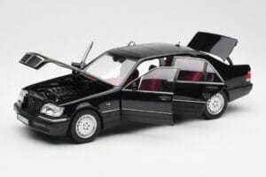 Mercedes S600 W140 Schwarz Norev 1:18 183722 Druckguss — Bild 2 von 8