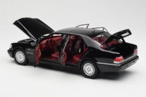 Mercedes S600 W140 Schwarz Norev 1:18 183722 Druckguss — Bild 5 von 8