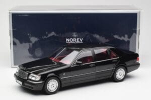 Mercedes S600 W140 Schwarz Norev 1:18 183722 Druckguss — Bild 8 von 8