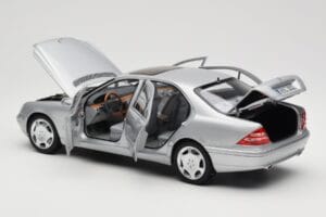 Mercedes S600 W220 Silber Metallic Norev 1:18 183810 Druckguss — Bild 5 von 8