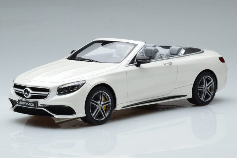 Mercedes AMG S63 A217 Cabriolet Diamond Weiß GT Spirit 1:18 B66965712 Resin
