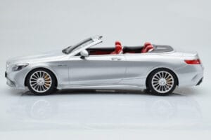 Mercedes AMG S65 A217 Cabriolet Silber GT Spirit 1:18 GT764 Resin — Bild 3 von 6