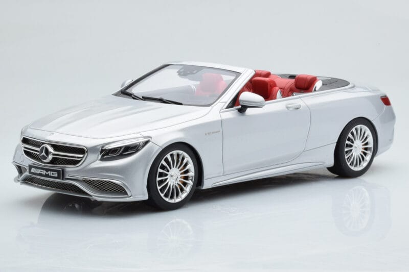Mercedes AMG S65 A217 Cabriolet Silber GT Spirit 1:18 GT764 Resin