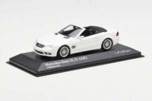 Mercedes SL 55 AMG R230 Weiß Minichamps 1:43 400036170 Druckguss — Bild 2 von 4