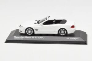 Mercedes SL 55 AMG R230 Weiß Minichamps 1:43 400036170 Druckguss