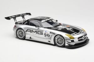 Mercedes SLS AMG GT3 #96 M. Hakkinen AMG Customer Sports 6 Hours of Zhuhai ILMC 2011 Minichamps 1:18 B66960197 Druckguss — Bild 4 von 6