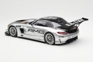 Mercedes SLS AMG GT3 #96 M. Hakkinen AMG Customer Sports 6 Hours of Zhuhai ILMC 2011 Minichamps 1:18 B66960197 Druckguss — Bild 5 von 6