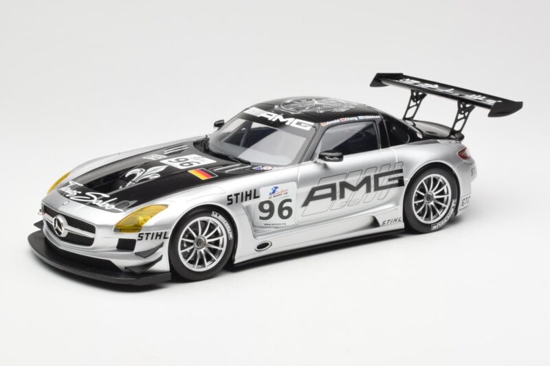 Mercedes SLS AMG GT3 #96 M. Hakkinen AMG Customer Sports 6 Hours of Zhuhai ILMC 2011 Minichamps 1:18 B66960197 Druckguss