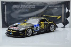 Mercedes SLS AMG GT3 Rowe Racing #125 Zehe / Bullitt / Renger / Hartung ADAC 24 Hours of Nurburgring 2013 Minichamps 1:18 151 — Bild 6 von 6