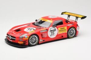 Mercedes SLS AMG GT3 #35 Team Black Falcon T. Heyer / Jafer / Lemeret 24 Hours of Spa 2011 Minichamps 1:18 151113135 Druckgus