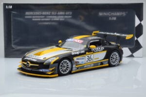 Mercedes SLS AMG GT3 Team Erebus Motorsport #36 B. Schneider / A. Jager / C. Roloff Winners Bathurst 12 Hours 2013 Minichamps — Bild 6 von 6