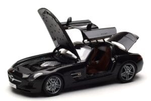 Mercedes SLS AMG Obsidian Schwarz Metallic Minichamps 1:18 B66960042 Druckguss — Bild 2 von 7