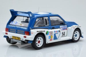 MG Metro 6R4 #14 D. Llewellin / P. Short RAC Rally 1986 IXO 1:18 18RMC068C Druckguss — Bild 2 von 6