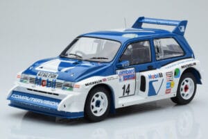 MG Metro 6R4 #14 D. Llewellin / P. Short RAC Rally 1986 IXO 1:18 18RMC068C Druckguss