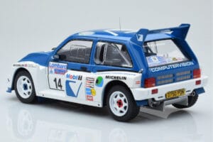 MG Metro 6R4 #14 D. Llewellin / P. Short RAC Rally 1986 IXO 1:18 18RMC068C Druckguss — Bild 5 von 6