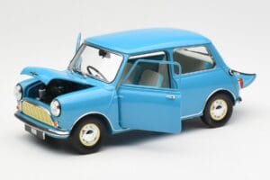 Morris Mini Minor Blau Kyosho 1:18 08964BL Druckguss — Bild 2 von 8