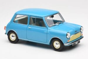 Morris Mini Minor Blau Kyosho 1:18 08964BL Druckguss — Bild 6 von 8