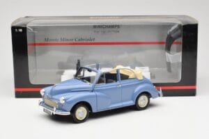 Morris Minor Cabriolet Blau Minichamps 1:18 150137030 Druckguss — Bild 8 von 8