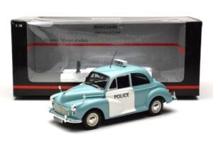 Morris Minor Polizei Blau & Weiß Minichamps 1:18 150137090 Druckguss — Bild 8 von 8