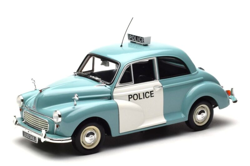 Morris Minor Polizei Blau & Weiß Minichamps 1:18 150137090 Druckguss