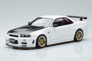 Nissan Skyline GT-R R34 Nismo Z-Tune Weiß MotorHelix 1:18 M83407 Druckguss