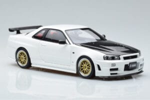 Nissan Skyline GT-R R34 Nismo Z-Tune Weiß MotorHelix 1:18 M83407 Druckguss — Bild 6 von 11