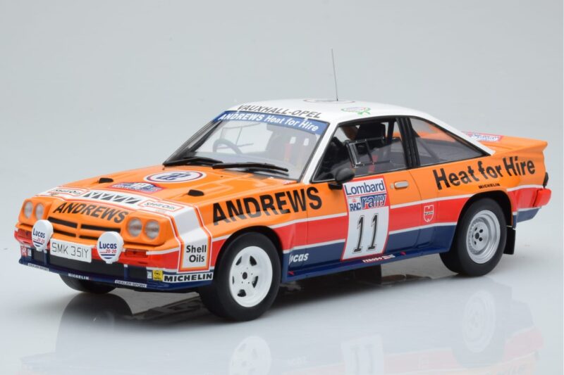 Opel Manta 400 #11 R. Brookes / M. Broad RAC Rally 1985 IXO 1:18 18RMC099 Druckguss