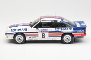 Opel Manta 400 Rothmans #8 J. McRae / I. Grindrod Lombard RAC Rally 1983 IXO 1:18 18RMC038A Druckguss — Bild 3 von 6