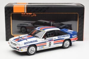 Opel Manta 400 Rothmans #8 J. McRae / I. Grindrod Lombard RAC Rally 1983 IXO 1:18 18RMC038A Druckguss — Bild 6 von 6