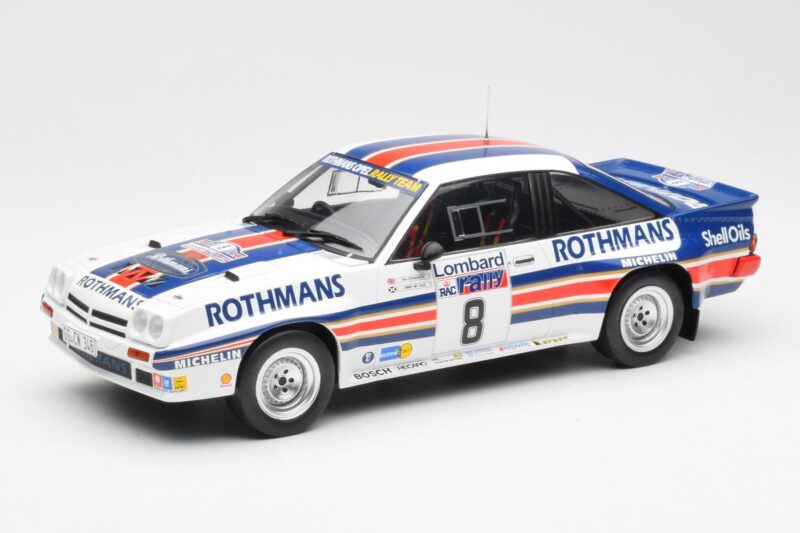 Opel Manta 400 Rothmans #8 J. McRae / I. Grindrod Lombard RAC Rally 1983 IXO 1:18 18RMC038A Druckguss