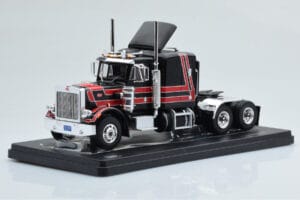 Peterbilt 359 Schwarz Rot IXO 1:43 TR158 Druckguss