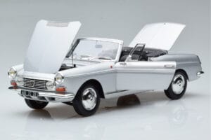 Peugeot 404 Cabriolet Silber Norev 1:18 184835 Druckguss — Bild 2 von 8