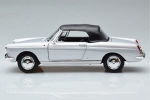 Peugeot 404 Cabriolet Silber Norev 1:18 184835 Druckguss — Bild 4 von 8