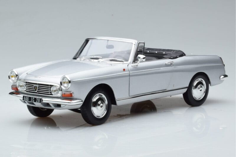 Peugeot 404 Cabriolet Silber Norev 1:18 184835 Druckguss